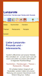 Mobile Screenshot of lanzarote-nachrichten.com